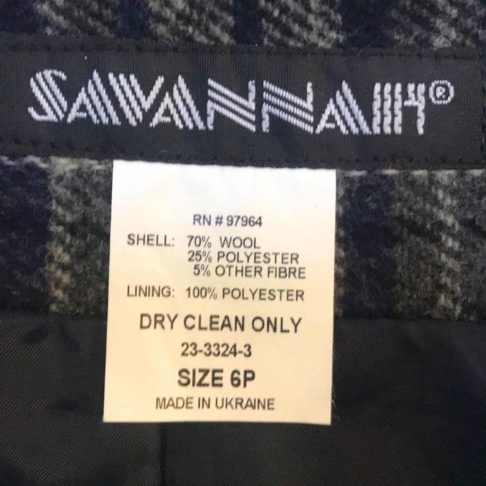 Wool blend skirt 6P